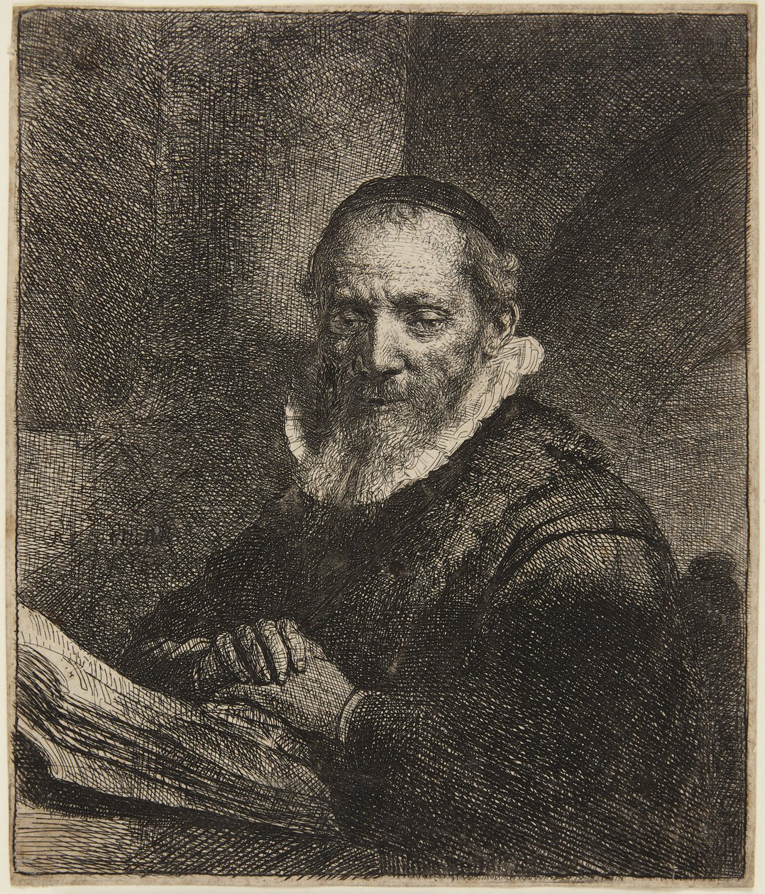 Jan Cornelis Sylvius by Rembrandt van Rijn
