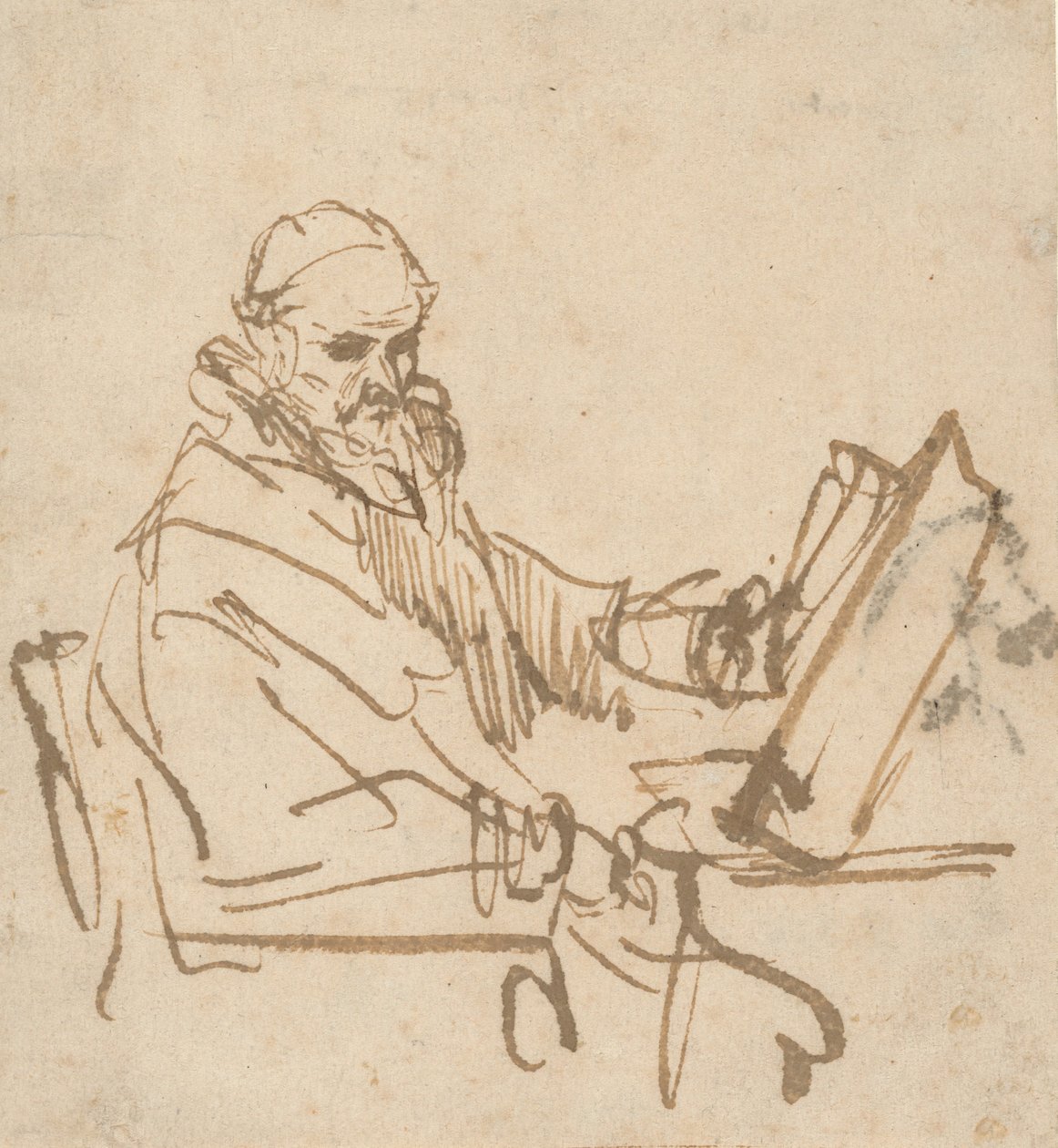 Jan Cornelisz Sylvius, the Preacher by Rembrandt van Rijn