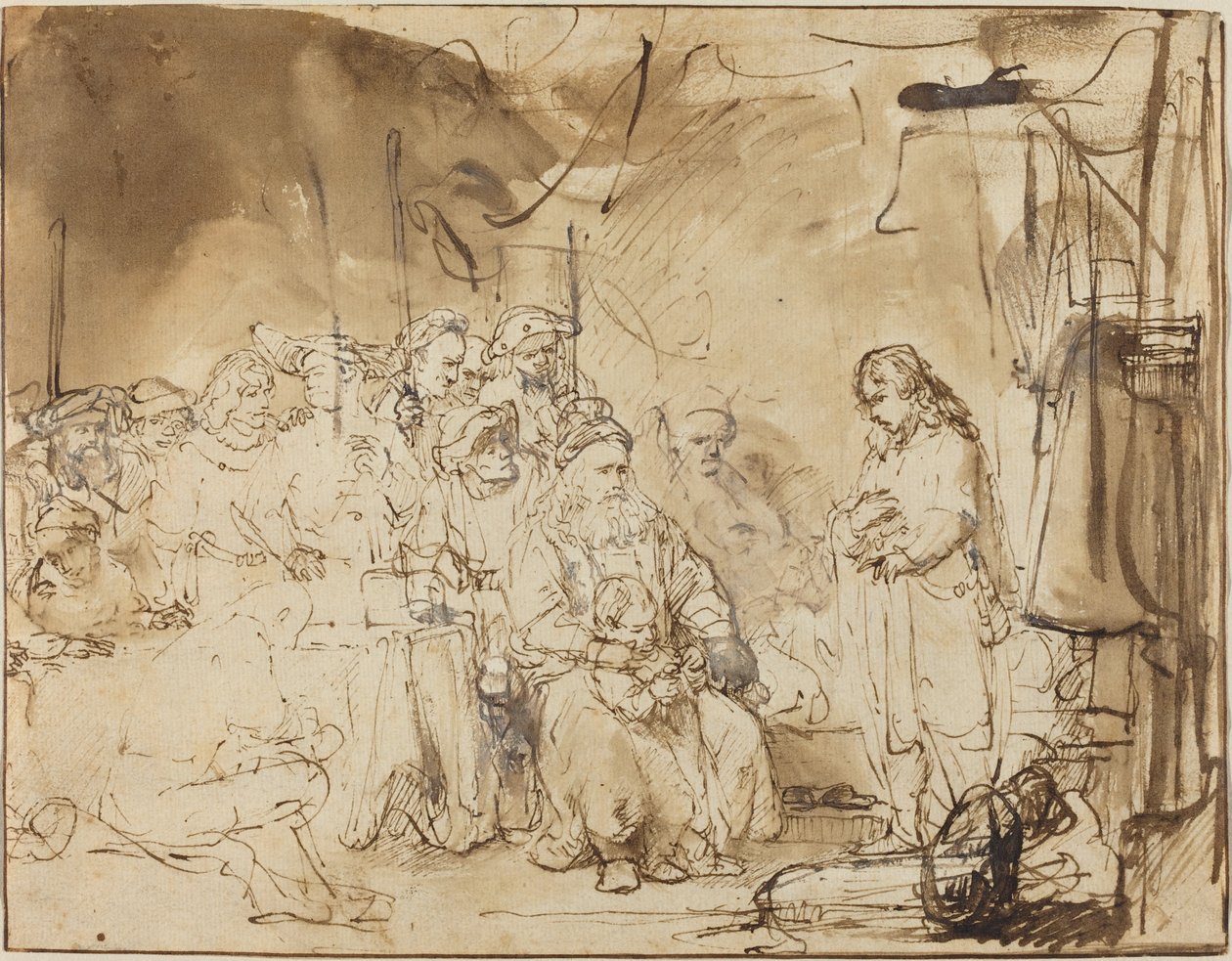 Joseph Recounting His Dreams by Rembrandt van Rijn