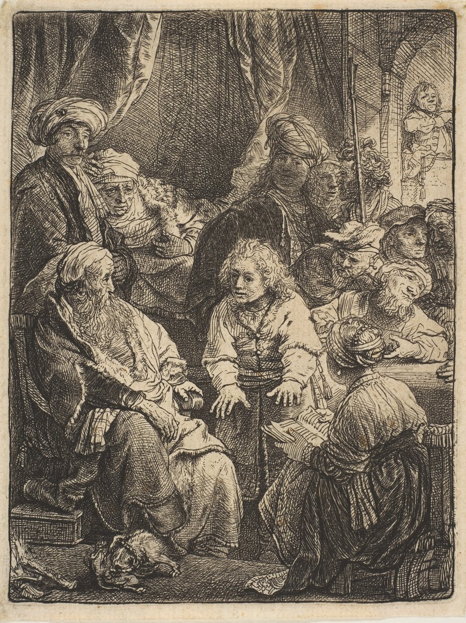 Joseph Telling His Dreams by Rembrandt van Rijn