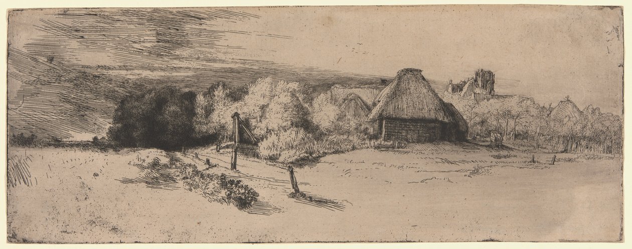 Landscape with a Farm Building and the 