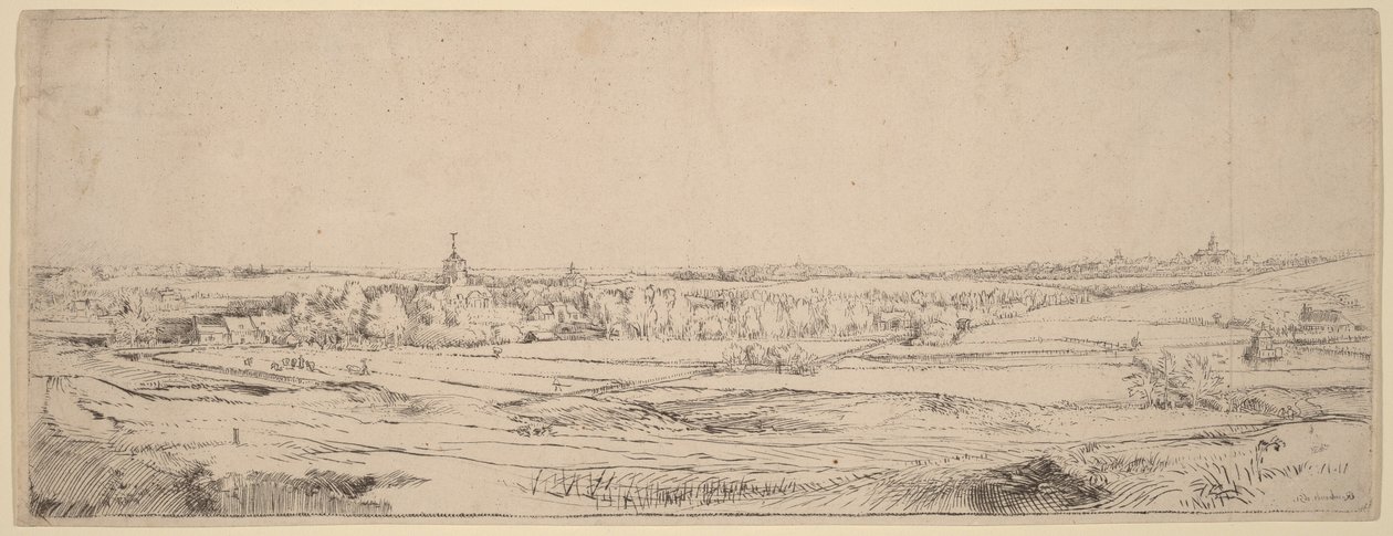 Landscape with a View Toward Haarlem (The Goldweigher