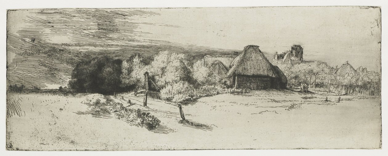 Landscape with a Farm Building and the 