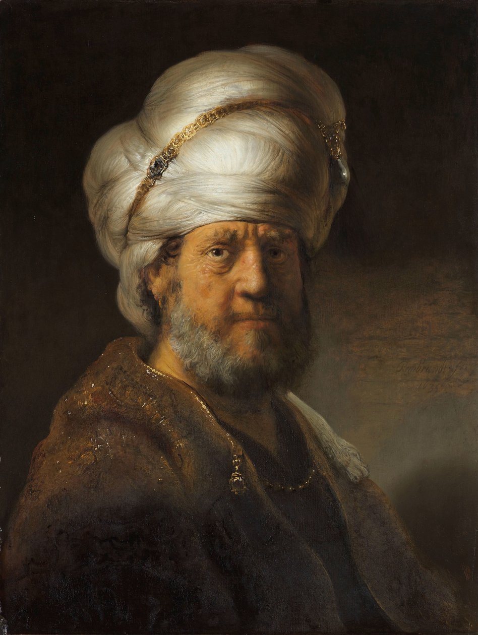 Man in Oriental Clothing by Rembrandt van Rijn