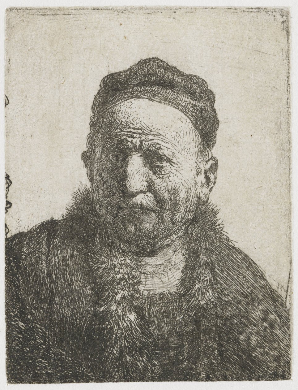 Man Wearing a Close Cap: Bust (the Artist