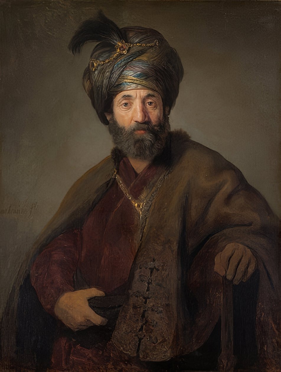 Man in Oriental Costume, c. 1635 by Rembrandt van Rijn