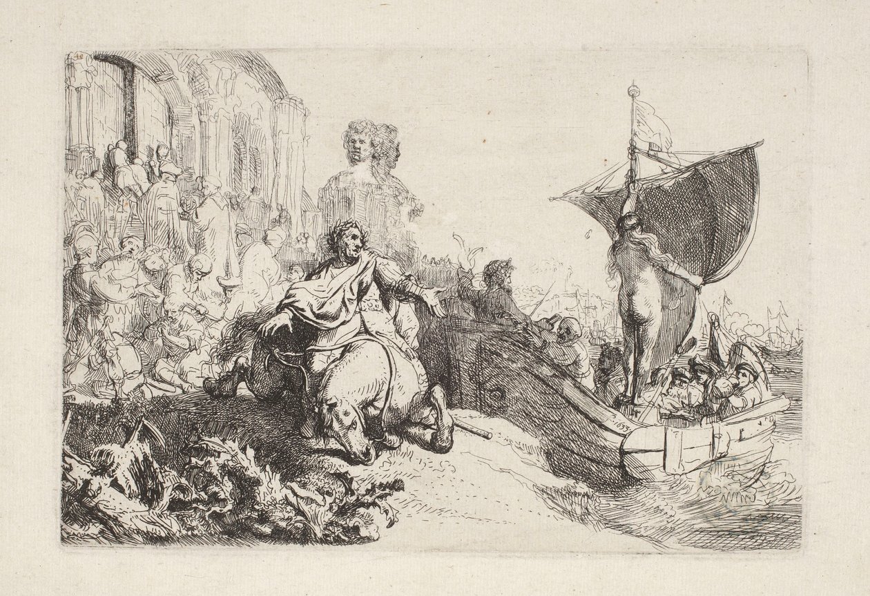 Ship of Fortune by Rembrandt van Rijn