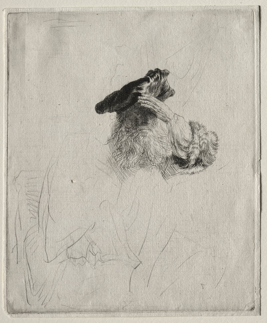 Old Man Shading his Eyes with His Hand by Rembrandt van Rijn