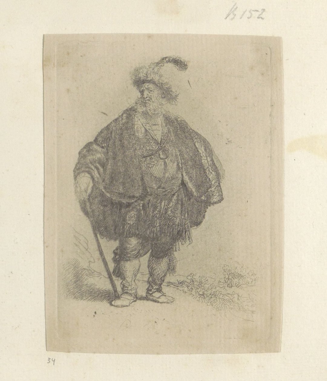 Persian Man by Rembrandt van Rijn