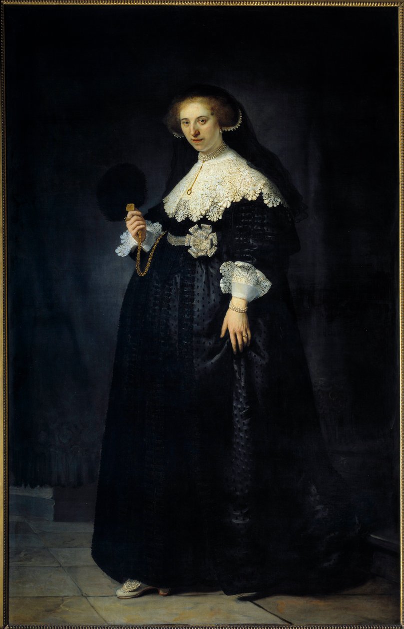 Portrait of Oopjen Coppit by Rembrandt van Rijn
