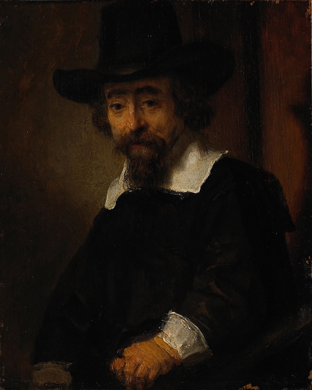 Portrait of Ephraim Bueno by Rembrandt van Rijn