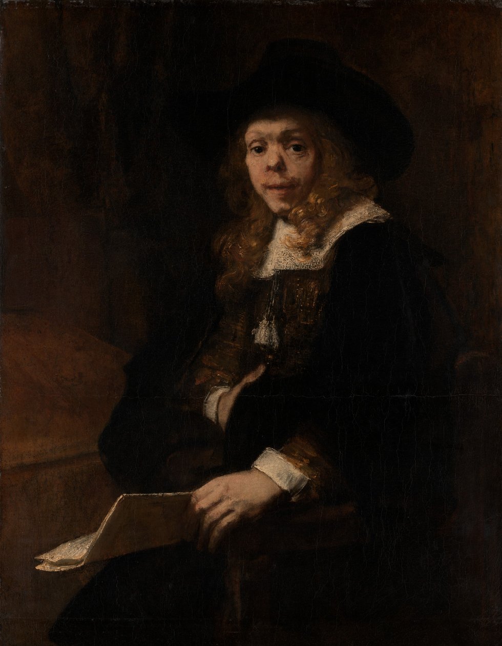 Portrait of Gerard de Lairesse by Rembrandt van Rijn