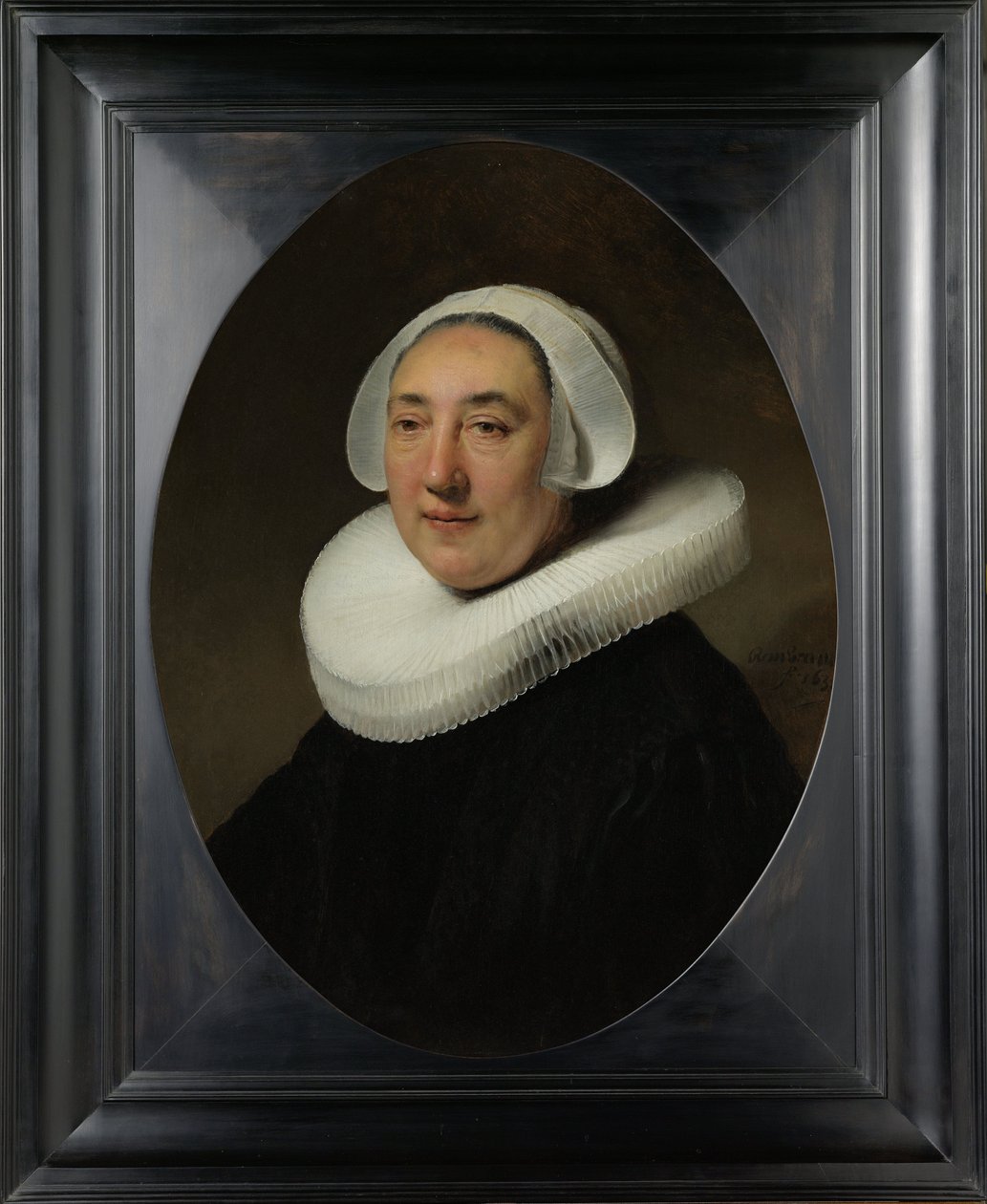 Portrait of Haesje Jacobsdr van Cleyburg, 1634 by Rembrandt van Rijn