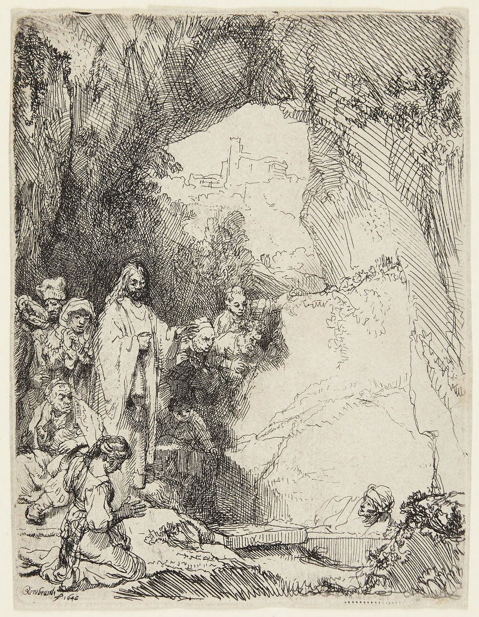 Raising of Lazarus by Rembrandt van Rijn