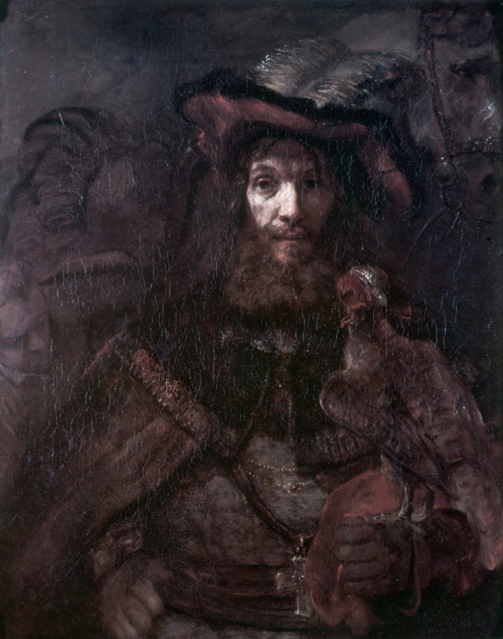 Rider with a Falcon by Rembrandt van Rijn