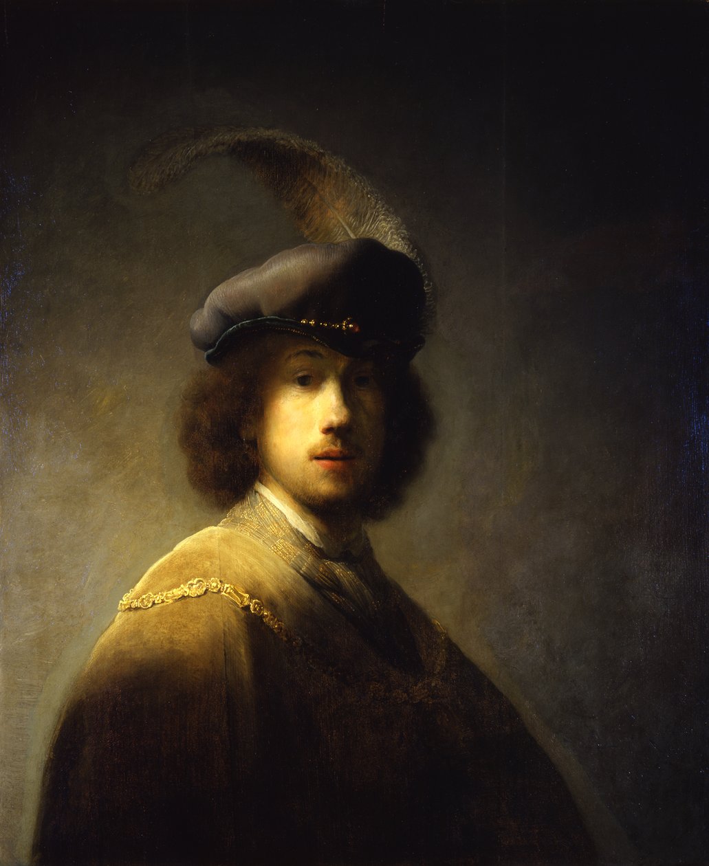 Self-Portrait, Aged 23, 1629 by Rembrandt van Rijn