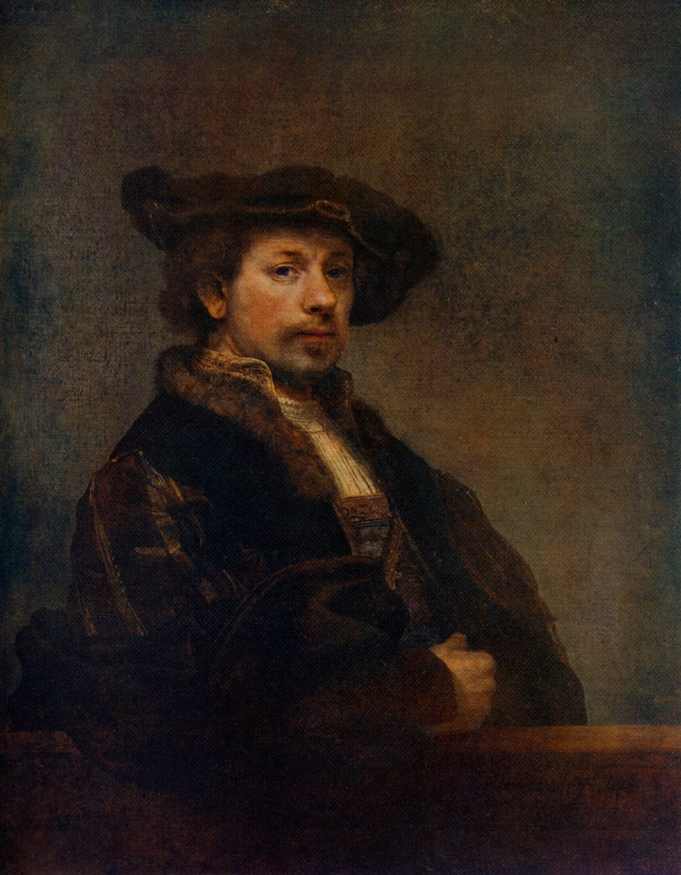 Self Portrait at the Age of 34 by Rembrandt van Rijn