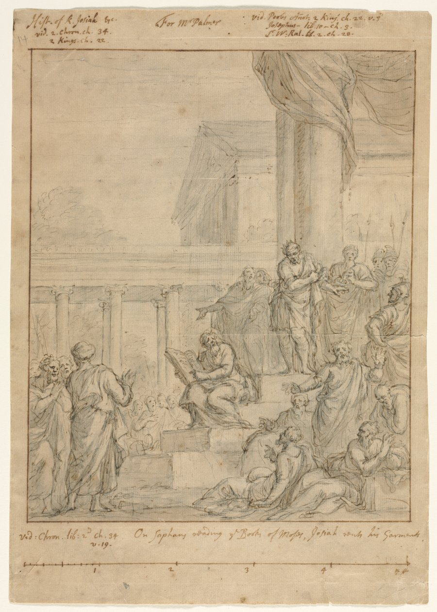 Study for King Josiah Rending his Garments by Rembrandt van Rijn