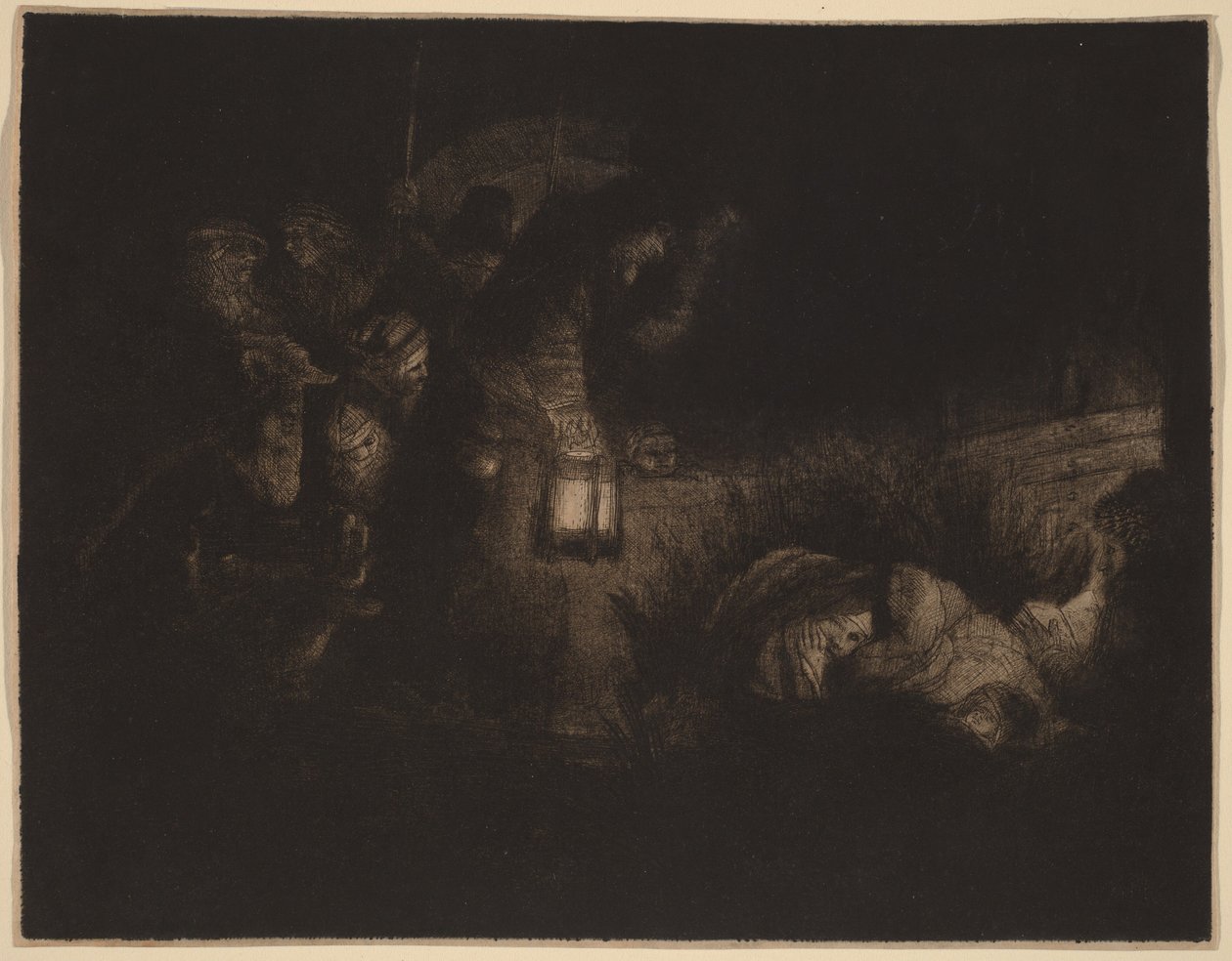 The Adoration of the Shepherds: A Night Piece by Rembrandt van Rijn