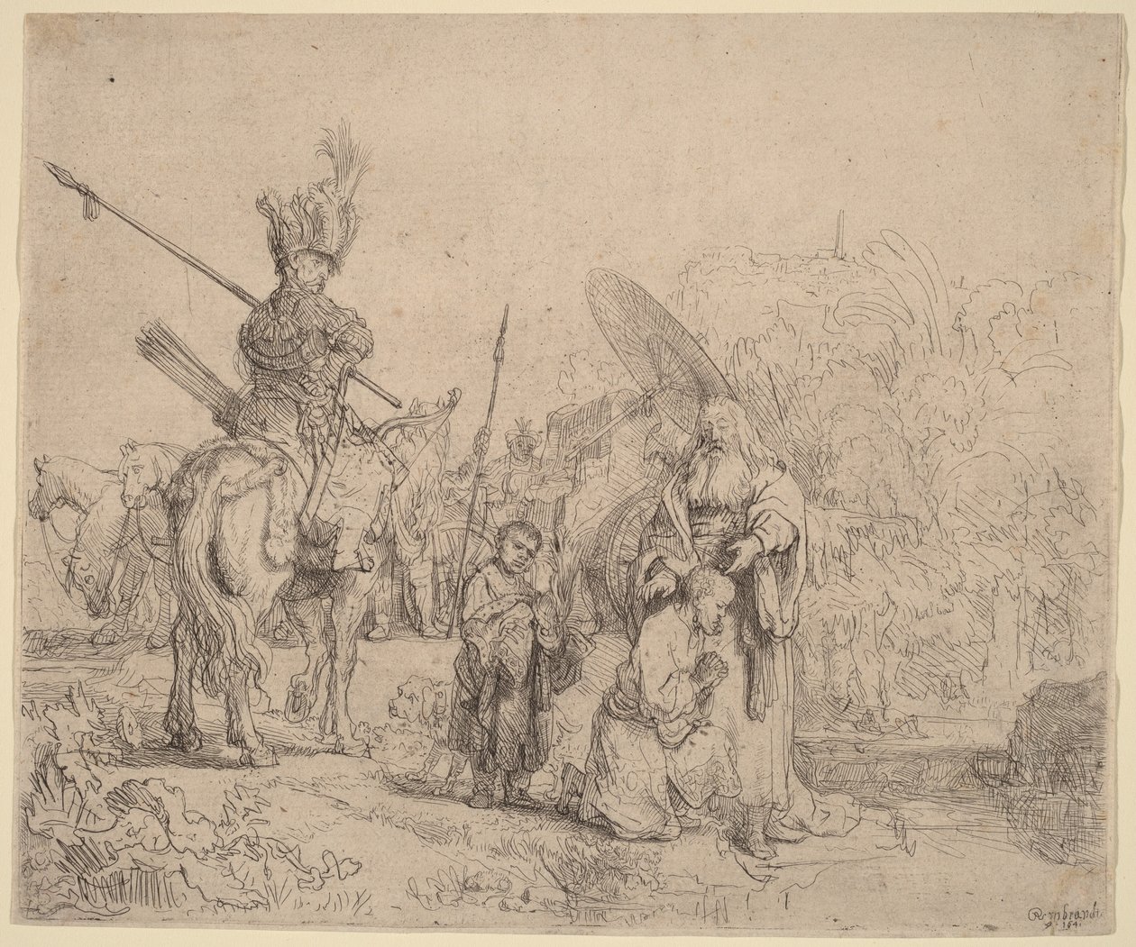 The Baptism of the Eunuch by Rembrandt van Rijn