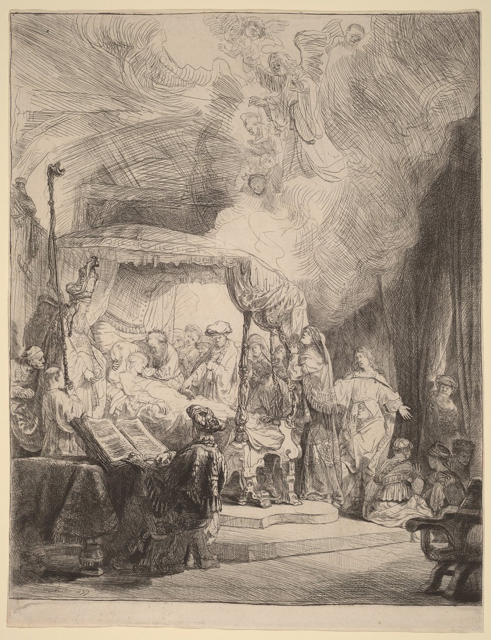 The Death of the Virgin by Rembrandt van Rijn