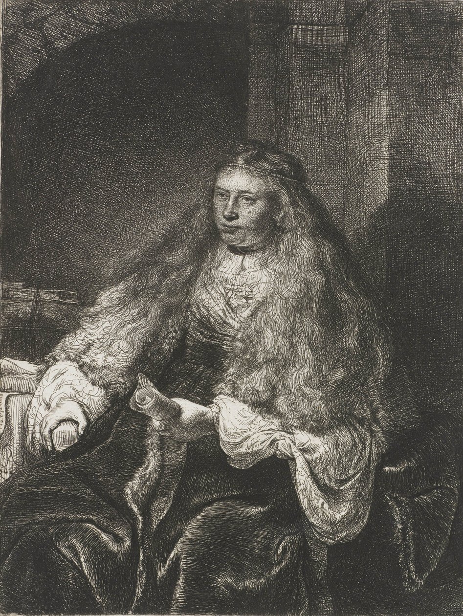 The Great Jewish Bride, 1635 by Rembrandt van Rijn