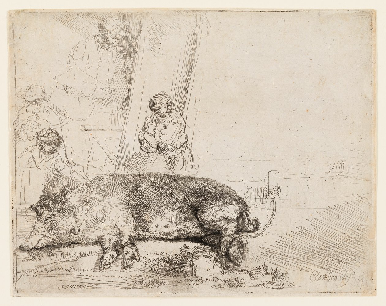 The Hog by Rembrandt van Rijn
