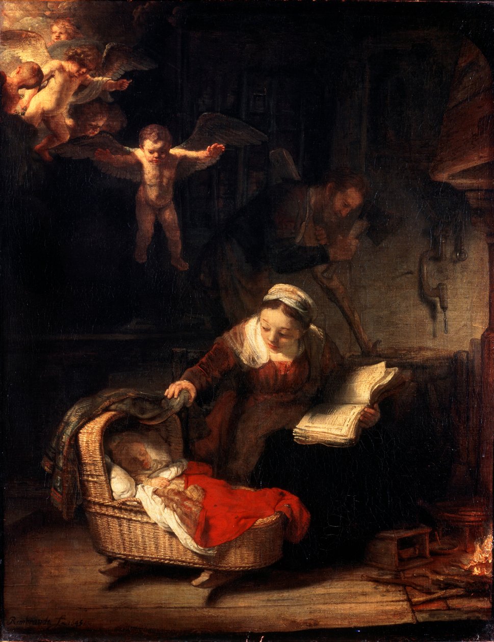 The Holy Family, 1645 by Rembrandt van Rijn