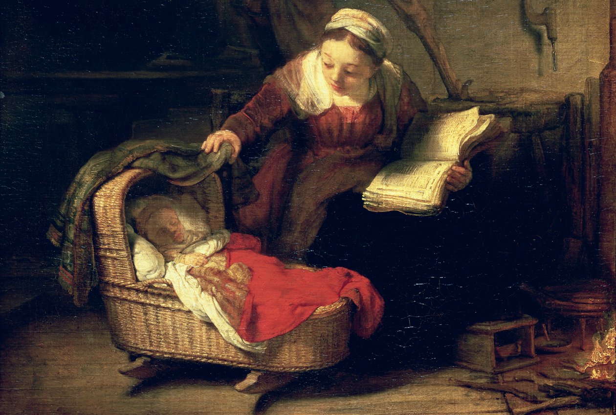 The Holy Family (detail) by Rembrandt van Rijn