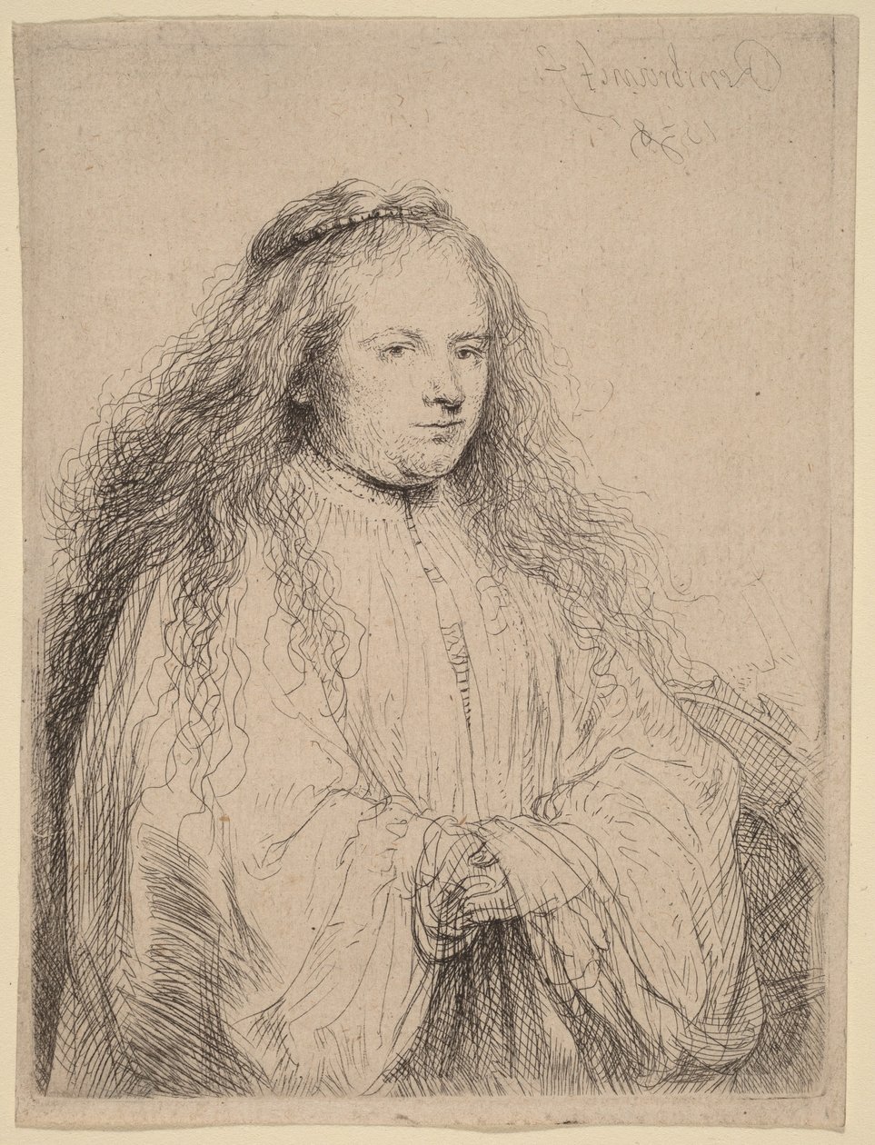 The Little Jewish Bride (Saskia as Saint Catherine) by Rembrandt van Rijn