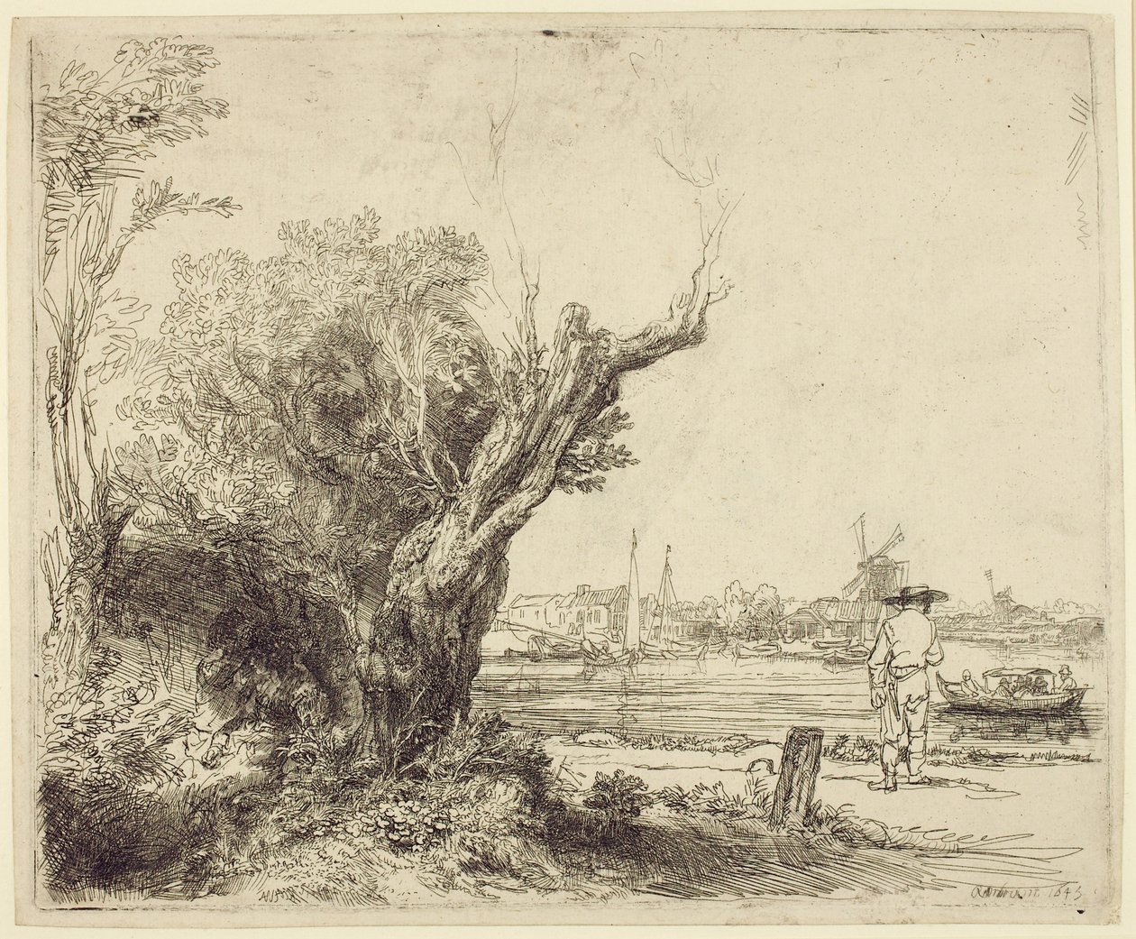 The Omval by Rembrandt van Rijn