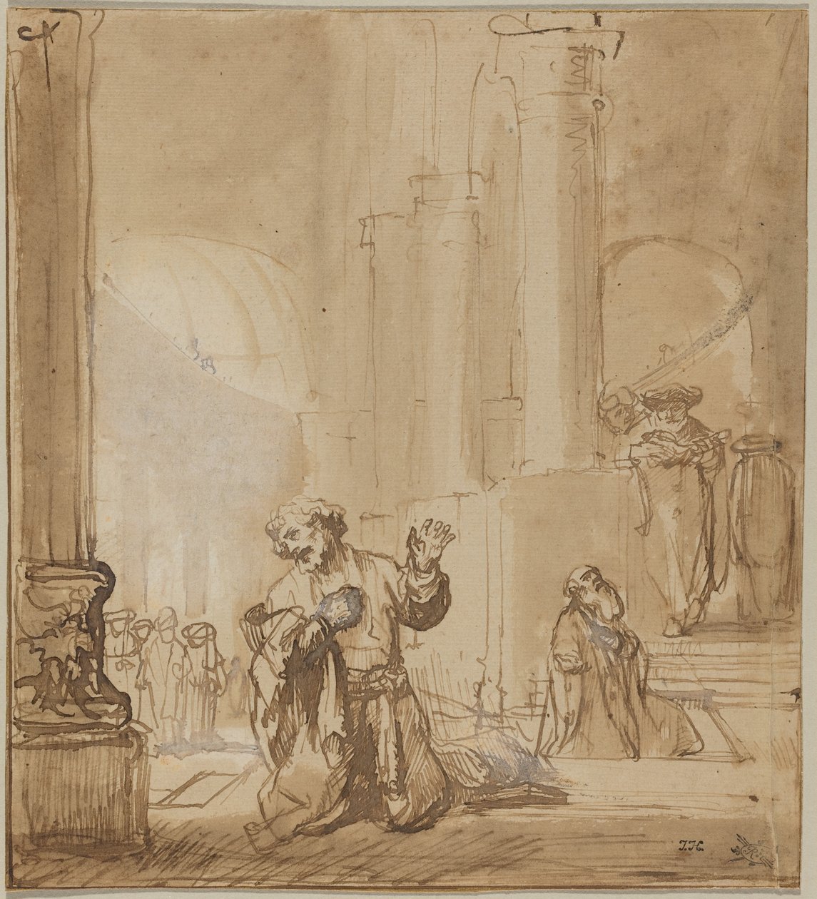 The Parable of the Publican and the Pharisee by Rembrandt van Rijn
