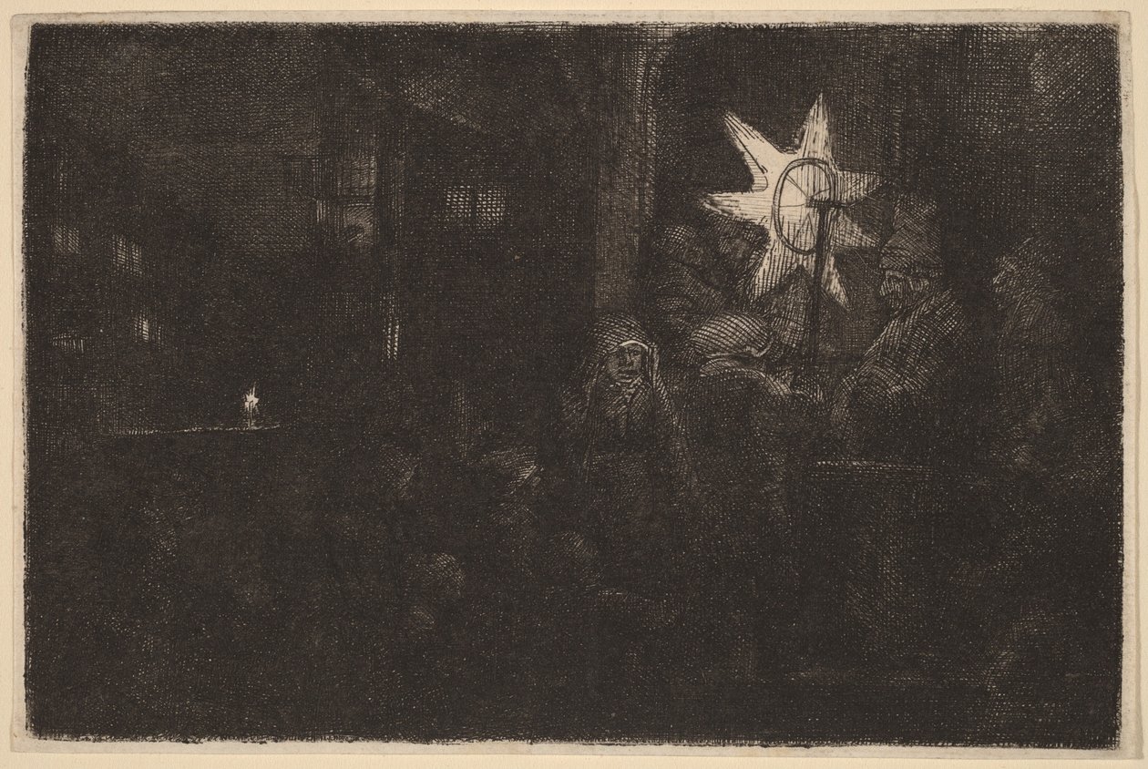 The Star of the Kings: a Night Piece by Rembrandt van Rijn