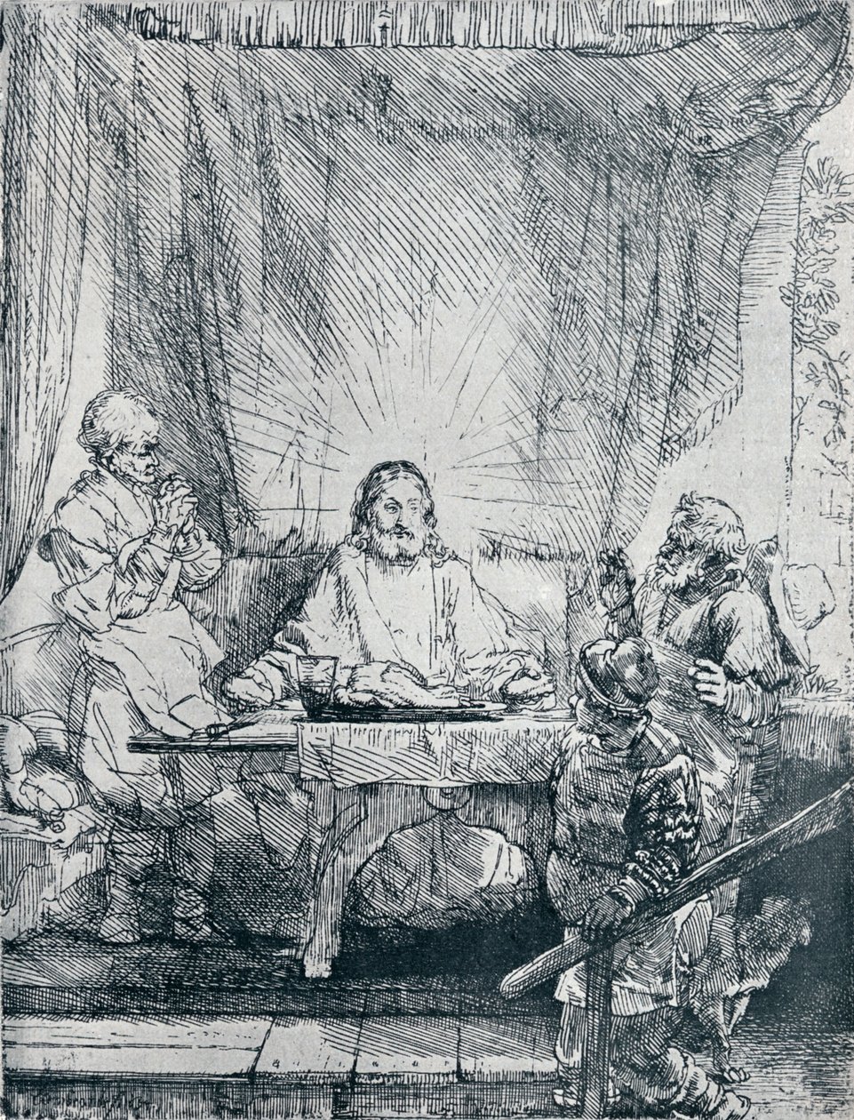 The Supper at Emmaus by Rembrandt van Rijn