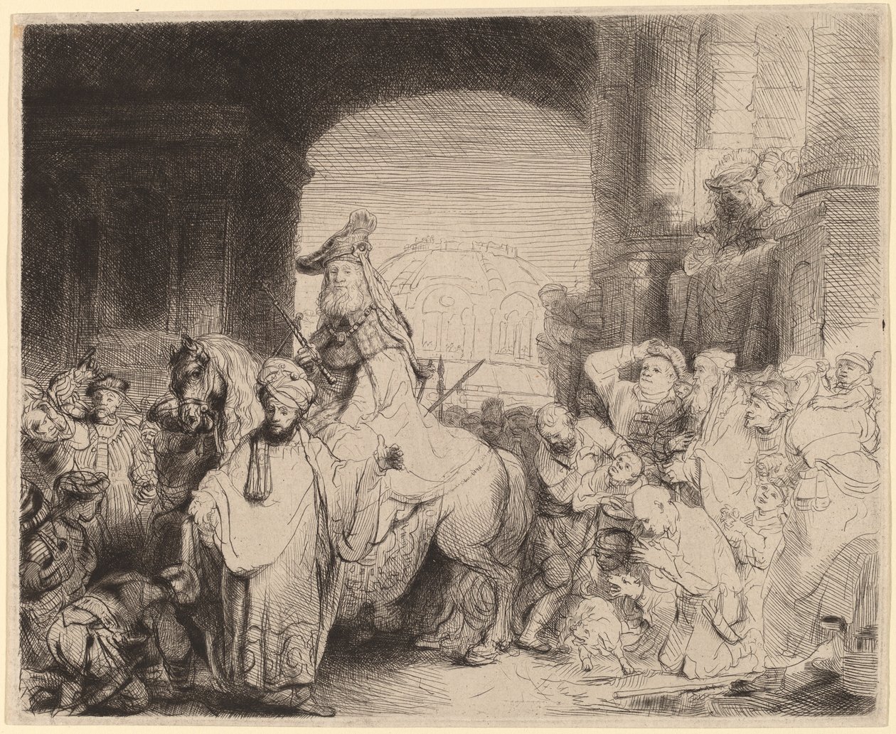 The Triumph of Mordecai by Rembrandt van Rijn
