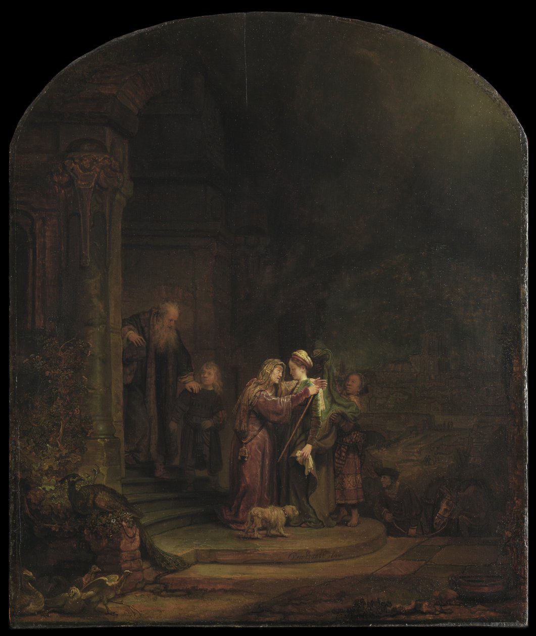 The Visitation by Rembrandt van Rijn