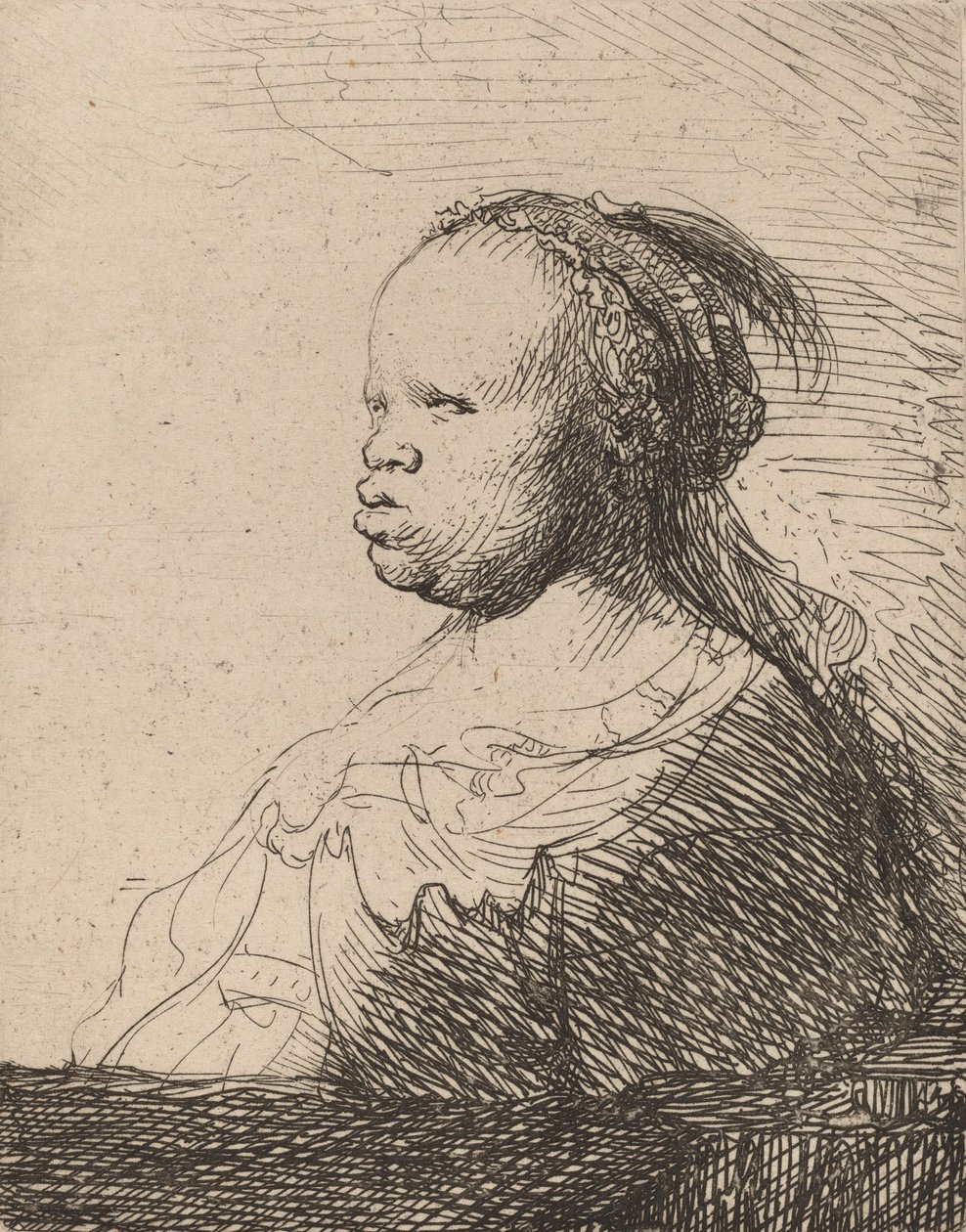 The White Black by Rembrandt van Rijn