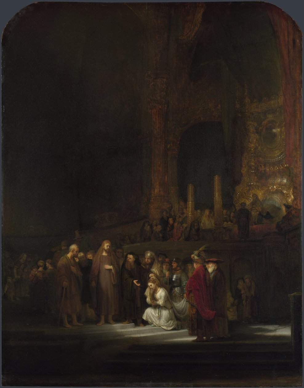The Woman Taken in Adultery by Rembrandt van Rijn