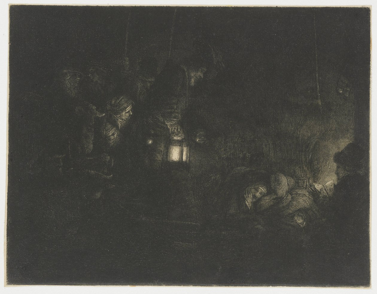 The Adoration of the Shepherds: A Night Piece by Rembrandt van Rijn