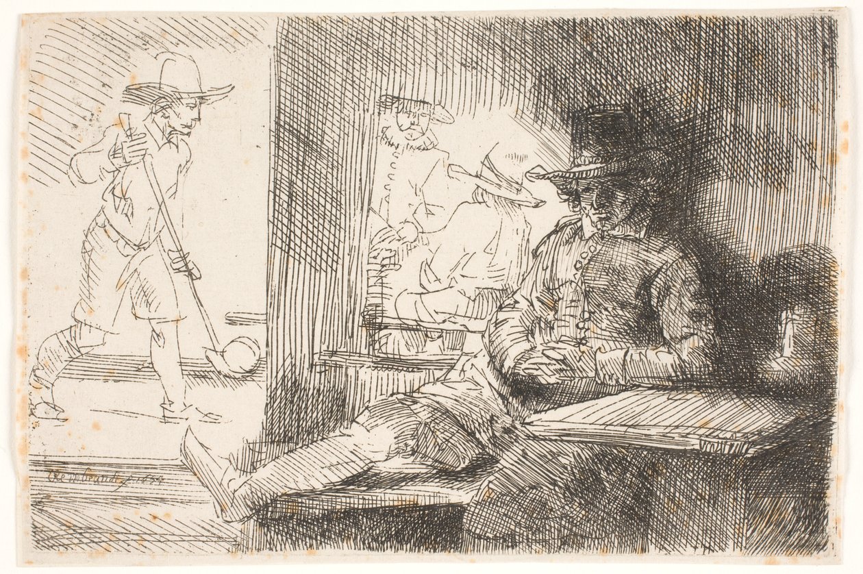 The Golf Player by Rembrandt van Rijn