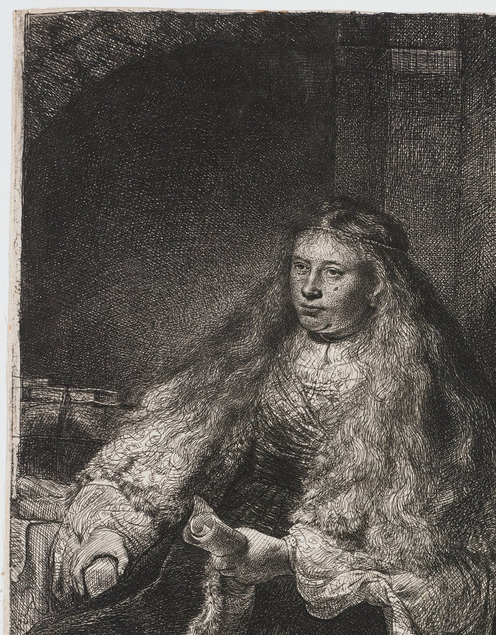 The Great Jewish Bride by Rembrandt van Rijn