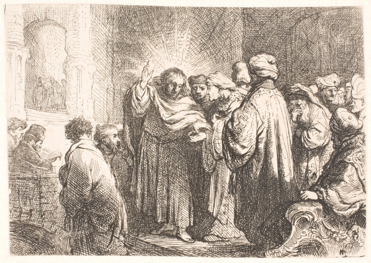 The Tribute Money by Rembrandt van Rijn