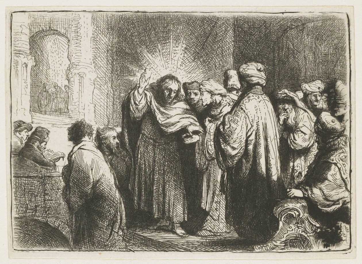 The Tribute Money by Rembrandt van Rijn