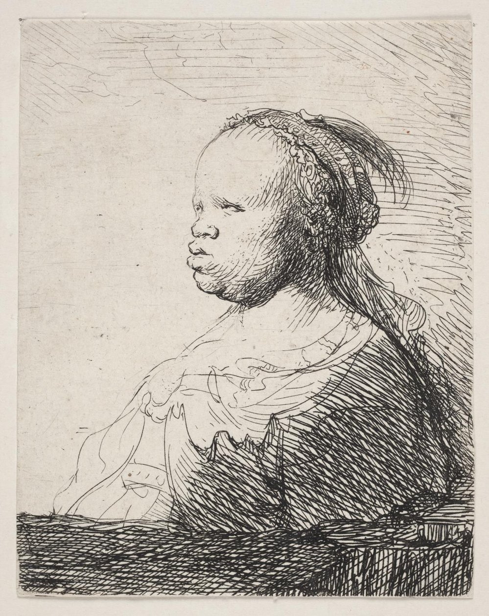 The White Black by Rembrandt van Rijn