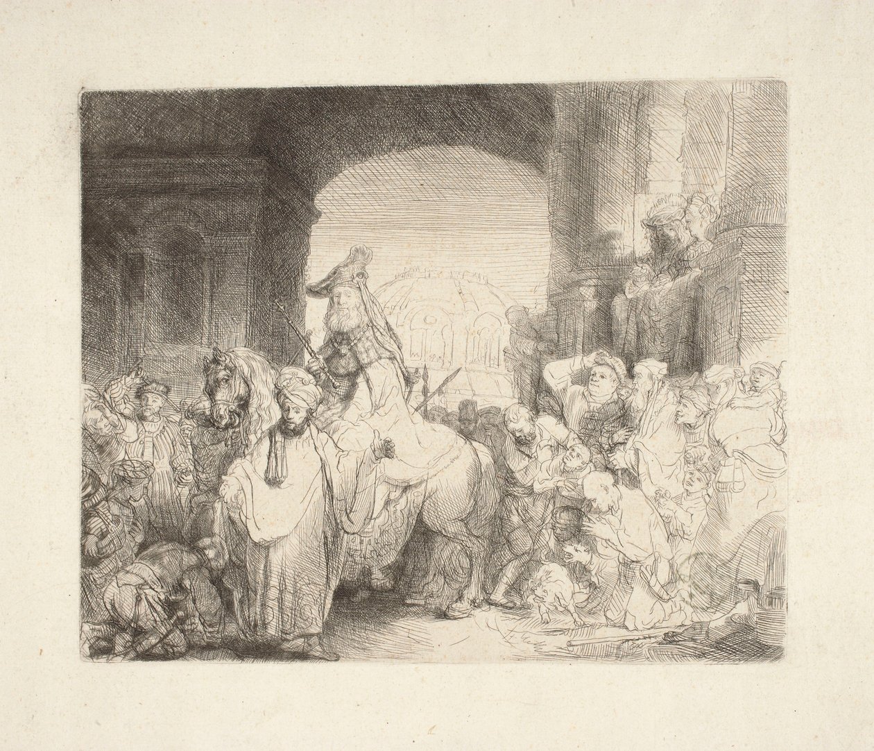 Triumph of Mordecai by Rembrandt van Rijn
