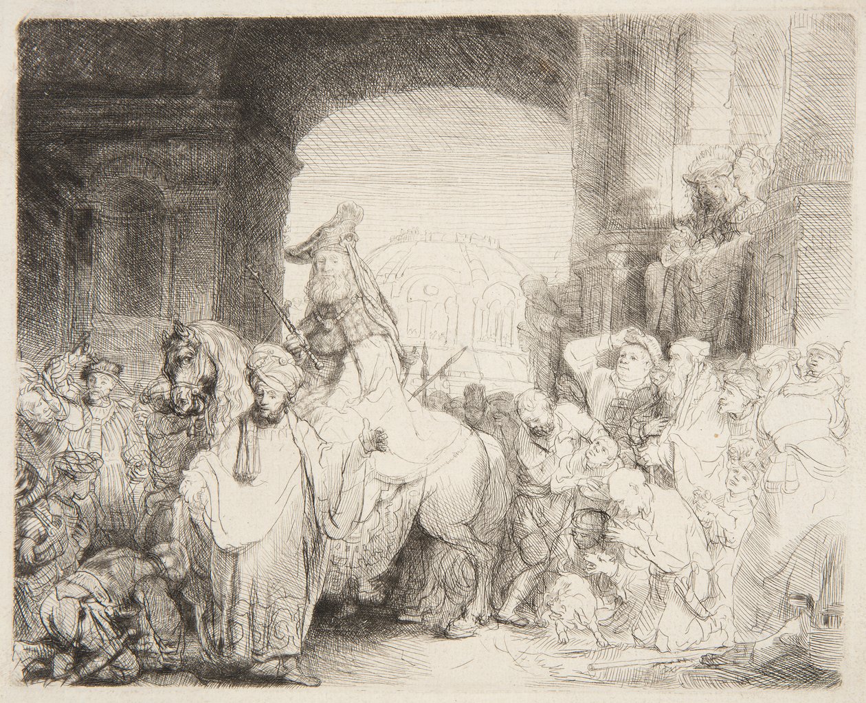 Triumph of Mordecai by Rembrandt van Rijn