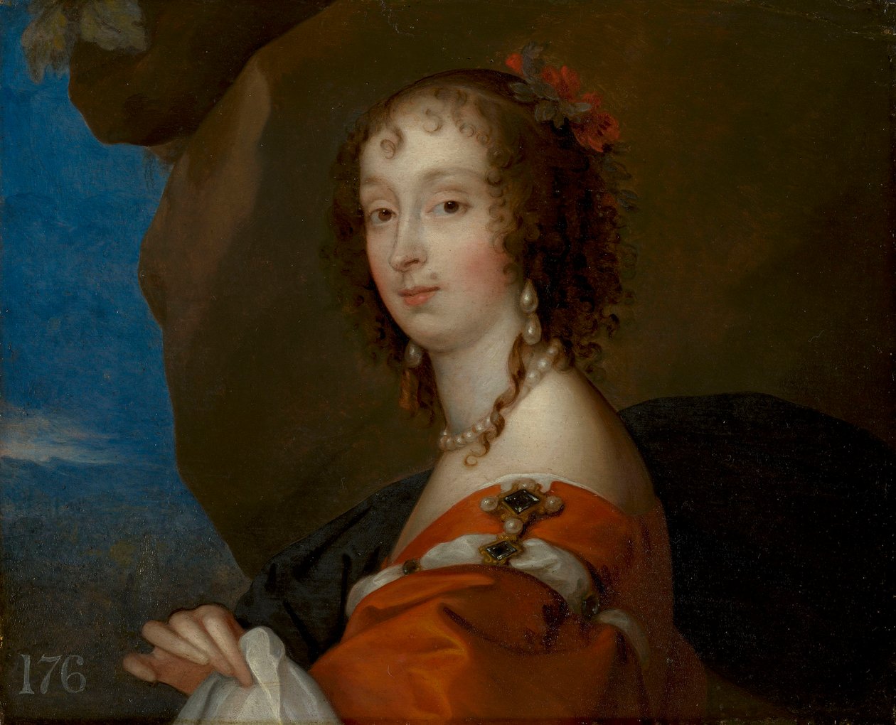 Diana Russell, Countess of Bradford (1624-95) by Remigius van Leemput