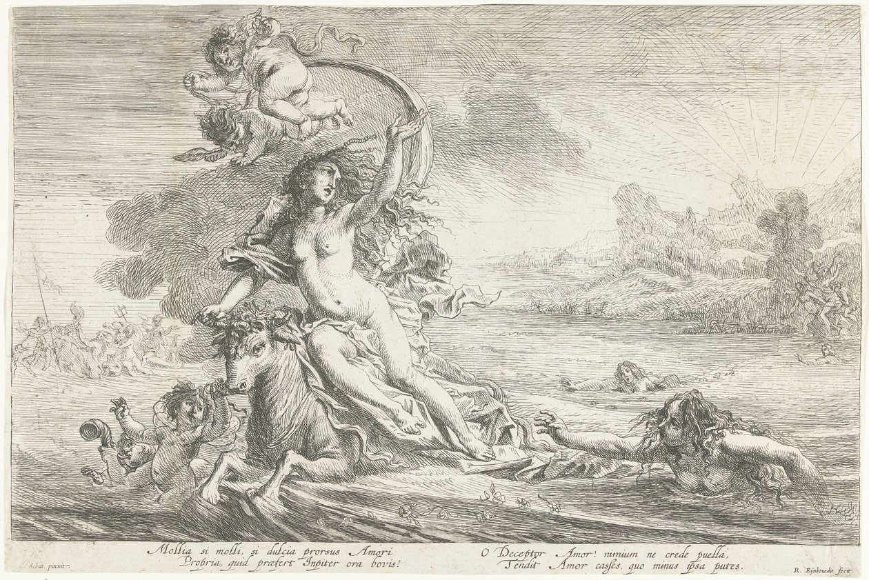 The Rape of Europa by Remoldus Eynhoudts