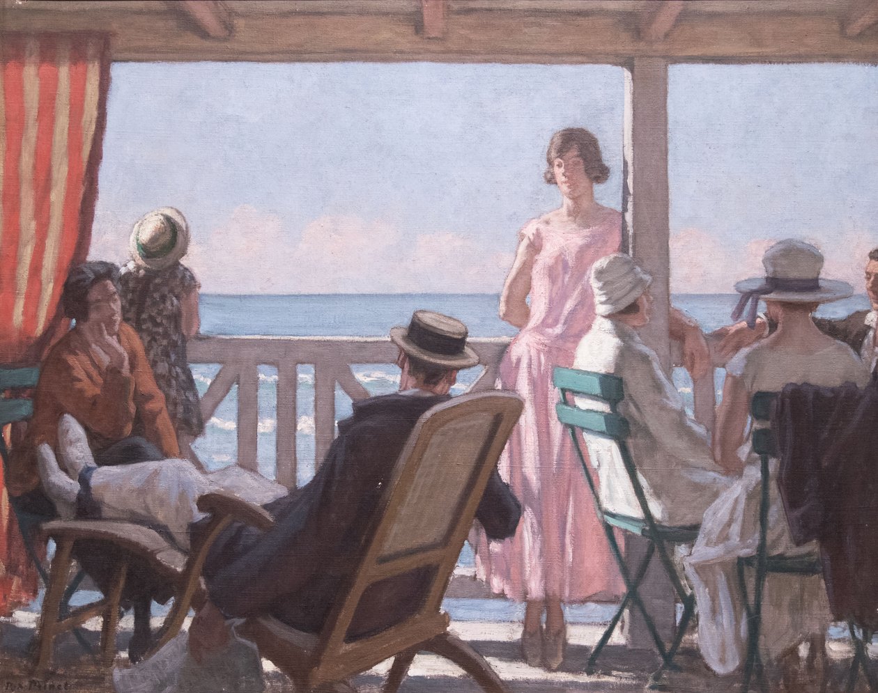 By the English Channel, c. 1924 by René François Xavier Prinet