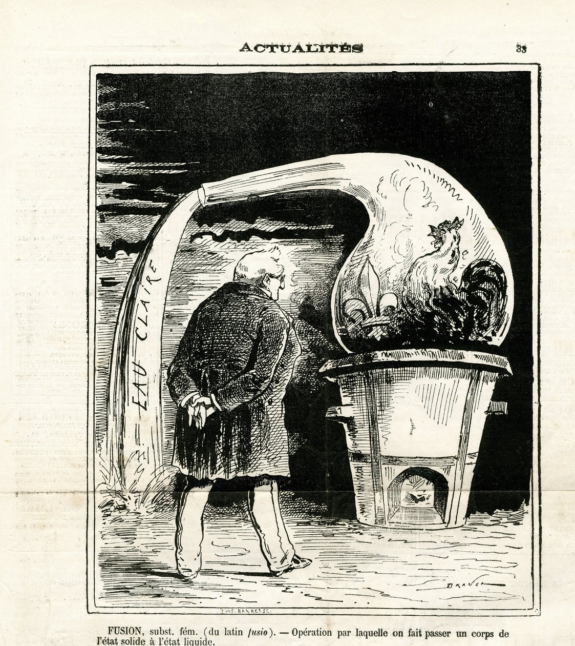 Illustration of Jules Renard Draner in Le Charivari by Renard Jules Draner